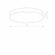 Plafon KASAI SATIN NICKEL 32cm 9491