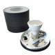 Zewnętrzny spot IP44 HEXA graphite tuba GU10 | grafitowy 9565
