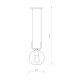 Lampa wisząca MONACO I zwis 9364