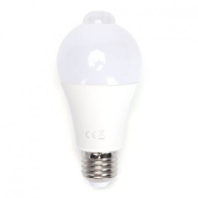 Żarówka LED E27 12W ciepła 3000K z czujnikiem ruchu