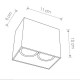 Lampa sufitowa GAP WHITE 9385