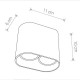 Lampa sufitowa PAG WHITE 9387