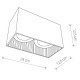 Lampa sufitowa GROOVE WHITE 9383