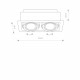 Lampa wpuszczana DOWNLIGHT ES111 BLACK 9570