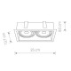 Lampa wpuszczana dwupunktowa MOD BLACK 9416