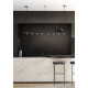 Lampa wisząca z półką na doniczki PLANT BLACK do 7kg | czarny 9381