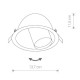 Lampa wpuszczana DOT WHITE 9378
