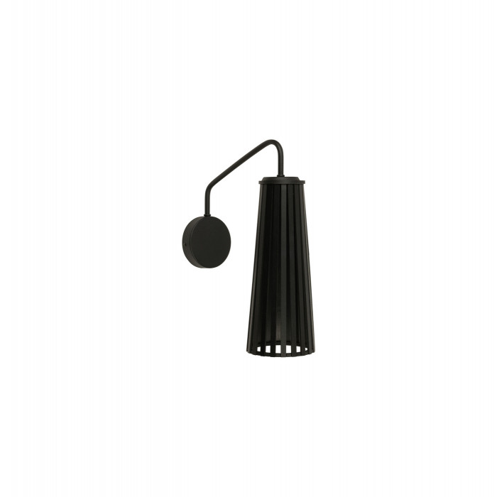 Kinkiet sklejka DOVER I black wys. 39cm | czarny 9266
