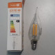 Żarówka ozdobna FILAMENT LED E14 4W ciepła 3000K świeczka płomyk