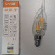 Żarówka ozdobna FILAMENT LED E14 4W ciepła 3000K świeczka płomyk