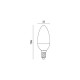 Żarówka LED E14 9W neutralna 4000K PREMIUM