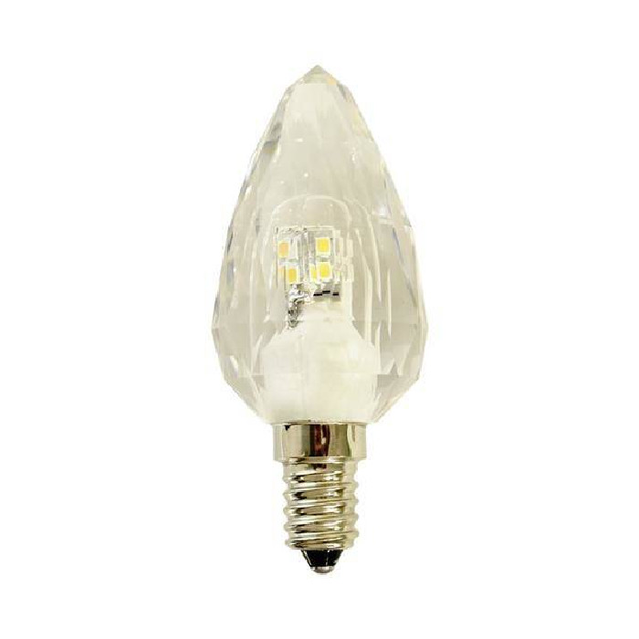 Żarówka LED E14 4,3W neutralna 4000K ozdobna kryształowa