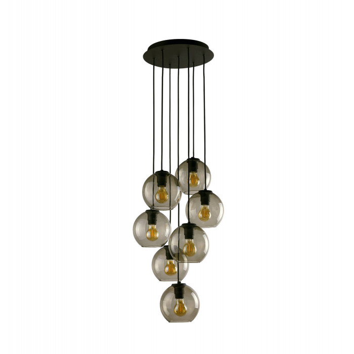 Duża lampa do salonu VETRO VII 9131