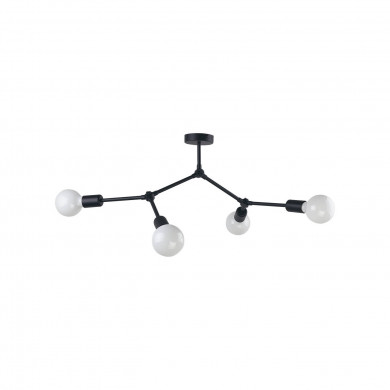 Lampa sufitowa loft TWIG IV czarny szer. 79cm 9140