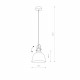 Lampa vintage AMALFI GOLD I śr 20cm 9153