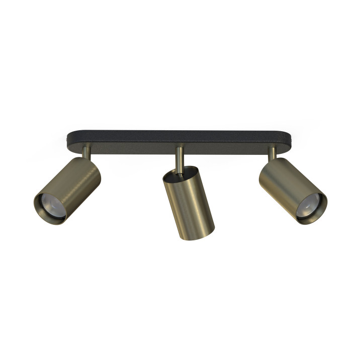Listwa sufitowa kinkiet EYE SPOT BRASS III mosiądz szer. 33cm 8818