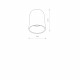 Spot sufitowy designerski tuba EYE TONE GU10 śr. 8,9cm | biały srebrny 8928