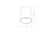 Spot sufitowy designerski tuba EYE TONE GU10 śr. 8,9cm | biały srebrny 8928
