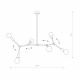 Lampa sufitowa loft TWIG VI czarny szer. 110cm 9138