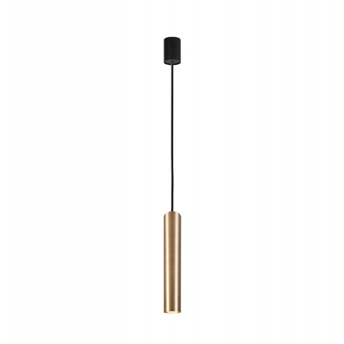 Lampa wisząca zwis tuba rurka EYE BRASS L mosiądz śr. 5,5cm 8800