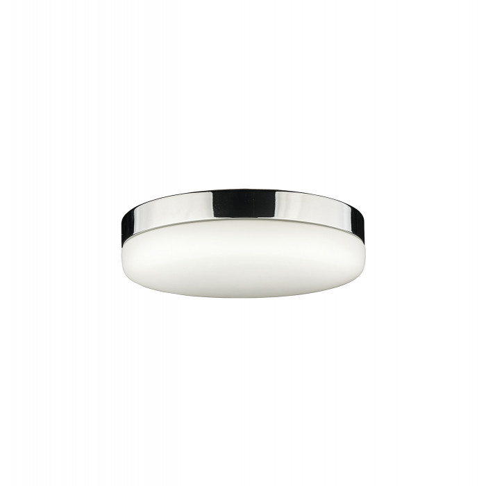 Plafon z czujnikiem ruchu KASAI SENSOR chrom/biały śr. 32cm 8827