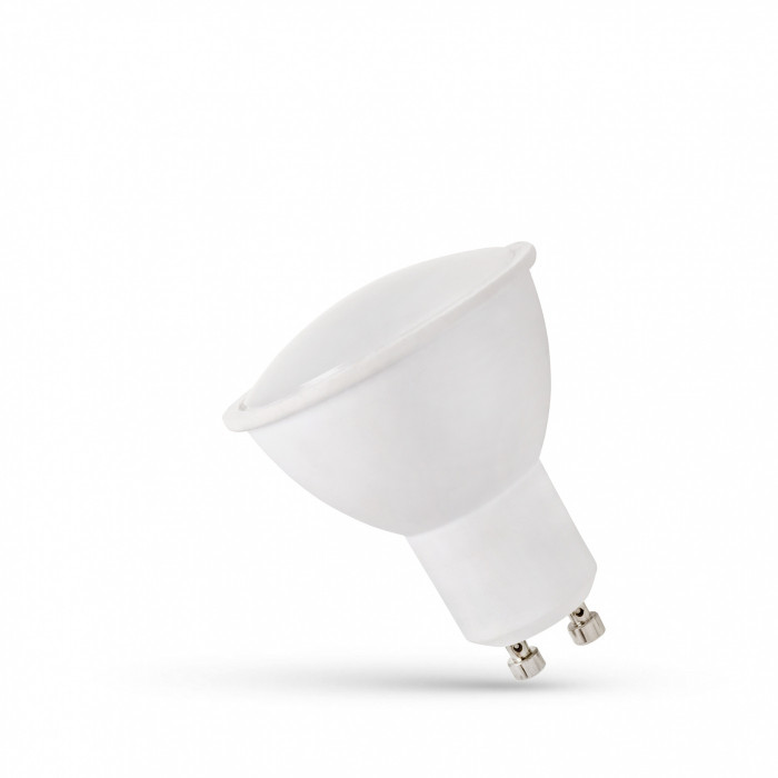 LED GU10 230V 1,5W SMD CW Z MATOWĄ SZYBKĄ SPECTRUM
