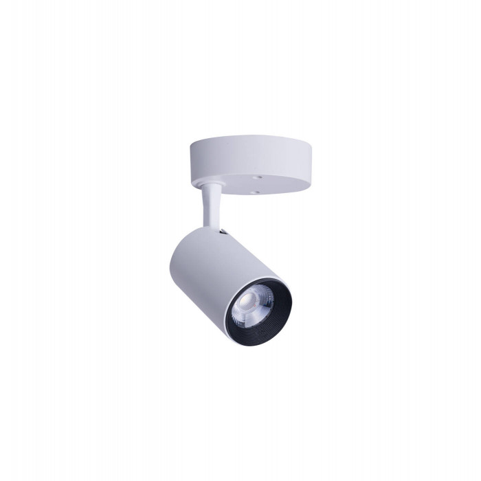 Lampa reflektor IRIS LED BLACK 7W Biały CIEPŁY 8993