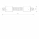 Łącznik PROFILE RECESSED FLEX CONNECTOR WHITE 8384