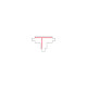 Łącznik T CTLS POWER T CONNECTOR RIGHT-2 WHITE (T-R2) prawy biały 8703