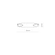 Łącznik wzdłużny / zasilający CTLS POWER STRAIGHT CONNECTOR BLACK czarny 8708