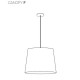 Podtynkowy uchwyt CAMELEON CANOPY F WHITE biały śr 8cm 8548