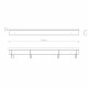 Puszka montażowa CAMELEON CANOPY C 1200 white biała 120cm 8555