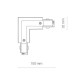Łącznik kątowy prawy 90 stopni CTLS POWER L CONNECTOR RIGHT BLACK (L-R) 8228