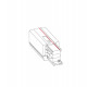 Końcówka zasilająca CTLS POWER END CAP LEFT BLACK (PE-L) 8233