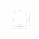 8408 Klosz "CAMELEON CONE L WHITE" 8408