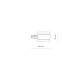 Końcówka zasilająca CTLS RECESSED POWER END CAP RIGHT WHITE (PE-R) 8691