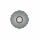 Spot sufitowy designerski tuba POINT TONE czarny/srebrny śr. 12,7 cm 8223