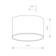 Lampa ścienna do biura kinkiet ELLIPSES LED 2x 5W | czarny złoty 8181