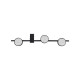 Plafon lampa sufitowa PILLS III LED | czarny 8263