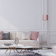 Abażur system lamp PETIT tkanina | srebrny 8332