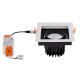 Lampa sufitowa wpuszczana DIA 18W LED 4000K | biały czarny 8721