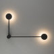Kinkiet wewnętrzny do biura ORBIT II A 7804 GX53 8W LED szer. 52cm | czarny 7804