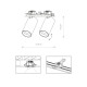 Lampa 2 punktowa podtynkowa MONO SURFACE II 10W GU10 | czarny 7834