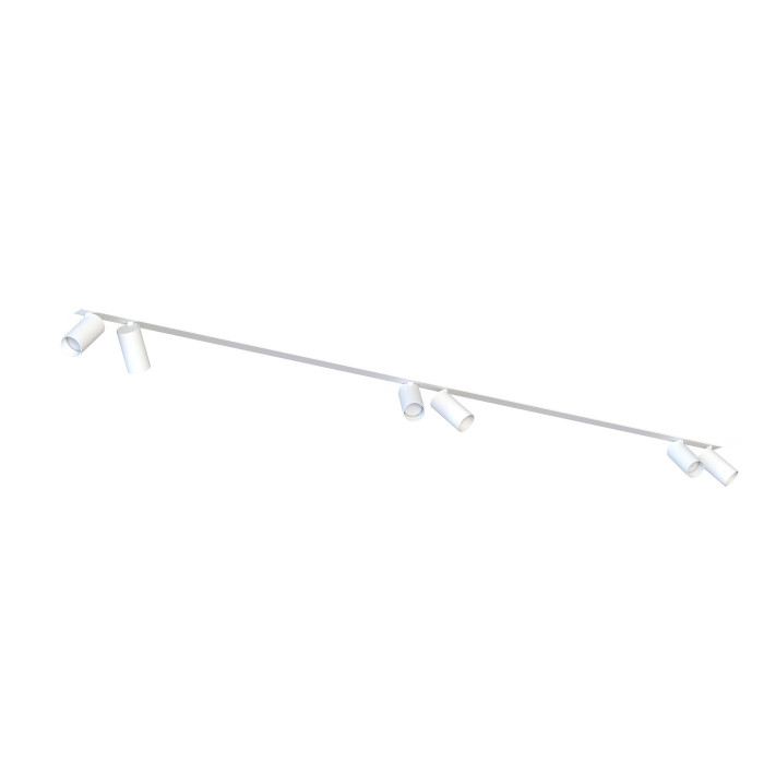 Lampa 6 punktowa podtynkowa MONO SURFACE VI 200cm GU10 | biały 7832
