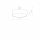 Lampa sufitowa VIOLET GRAY szer. 50cm 3xE27 | szary 7960