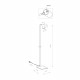Lampa podłogowa stojąca MONO 120cm 10W GU10 | czarny 7707