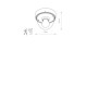 Plafon NOOK SENSOR z czujnikiem ruchu wys. 15cm E27 IP44 | czarny 7977