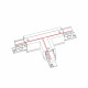 Łącznik T CTLS POWER T CONNECTOR RIGHT -1 WHITE (T-R1) prawy biały 8241