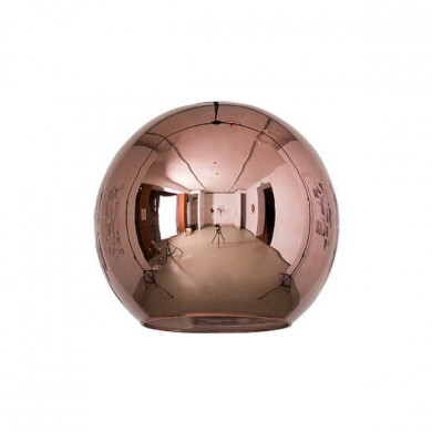 KLOSZ do lampy POLARIS kula COPPER fi 25cm | miedź 7162