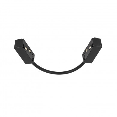 Łącznik łamany do szyn magnetycznych 32cm LVM 48V | czarny 10166
